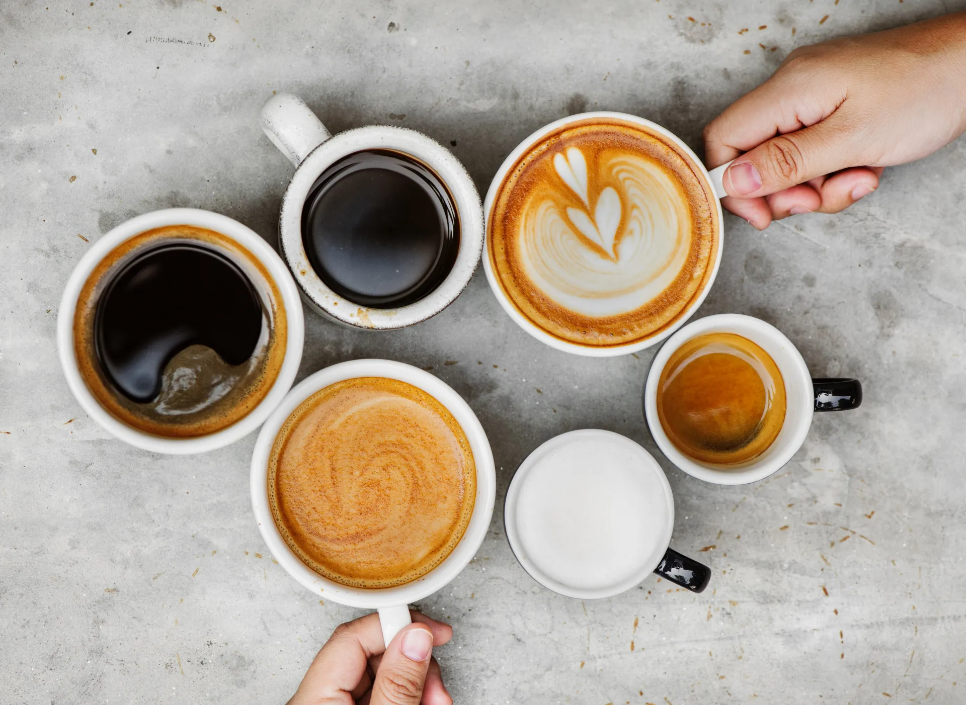 Assortiment cafés