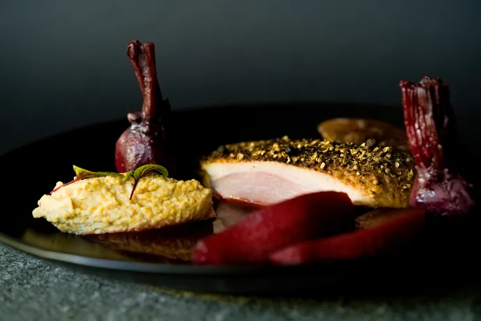 Dressage assiette de volaille